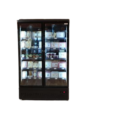 Vitrine murale froid positif 2 portes 1000L
