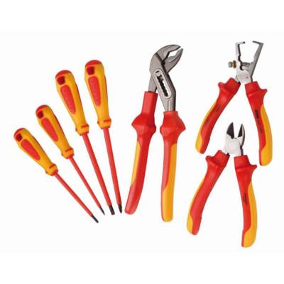 Jeu de 7 outils isoles 1000 volts 3 pinces + 4 tournevis vde SAM - ZTBPJ7 - Maxoutil