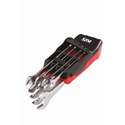 Jeu de 8 clés mixtes 8 a 19 mm sur ratelier SAM - 50NJ8 - Maxoutil