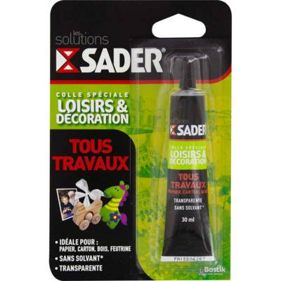 Colle tous travaux - tube de 30ml - Gedimat - SADER
