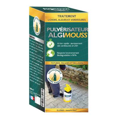 Pulvérisateur ALGIMOUSS - bidon de 5l - Gedimat