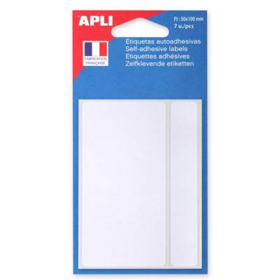 Etiquettes multifonctions, 50 x 100 mm, blanches