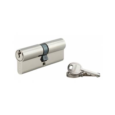 Cylindre de serrure double entrée SA, 40 x 40 mm, anti-arrachement, nickel, 3 clés - 1 pièce - THIRARD - 00016190 - Maxoutil