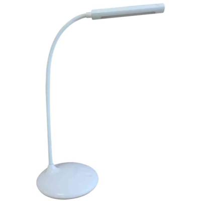 Lampe de bureau LED NELLY blanc, sans fil, avec variateur
