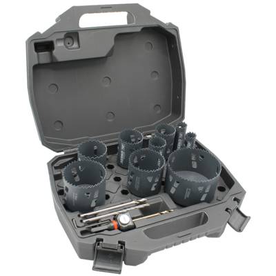 Coffret trépan CARBURE TUNGSTENCARBURE TUNGSTEN-K - ERKO - 9DIA 22-102MM - Maxoutil