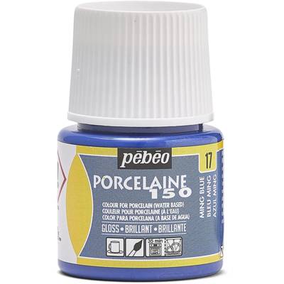 Flacon 45ml Peinture P150 Porcelaine Coloris Bleu ming