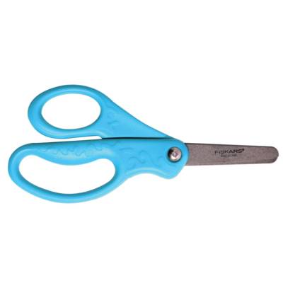 Ciseaux Enfants Recyclés 13 cm bouts ronds +6 ans droitiers et gauchers