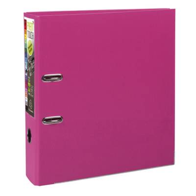 Classeur à levier Prem'Touch dos 80mm A4 framboise