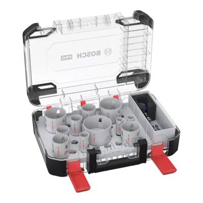 Coffret 11 scies trépans PRO BIM PC Plus Multimatériau + Bodywarmer taille L - BOSCH - 061599766N - Maxoutil