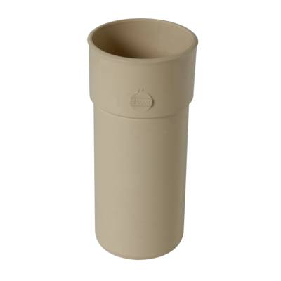 Manchette PVC mâle femelle pour tube de descente de gouttière diam.80mm coloris sable - Gedimat