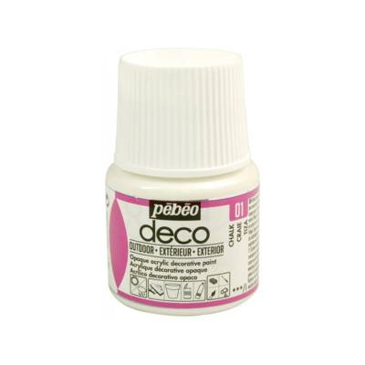 Flacon 45ml Peinture Acrylique DECO OUTDOOR Craie