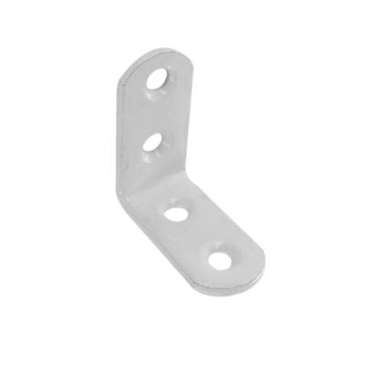 Equerre de chaise bout rond époxy blanc 25 mm - Gedimat - NORAIL