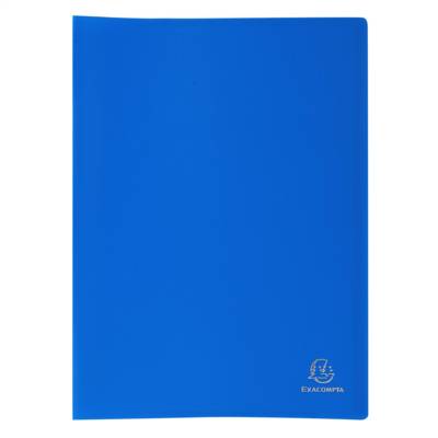 Protège-documents en polypropylène souple OPAK 100 vues - A4 - Bleu clair - EXACOMPTA