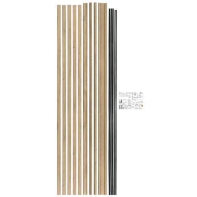 Kit habillage FUJI pour châssis à galandage cloison 100 mm avec couvre joint - Gedimat - MENUISERIES D'OLT