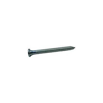 Pointe d'ancrage crantée en acier galvanisé diam.4,2mm long.40mm barquette de 1kg - Gedimat - NORAIL