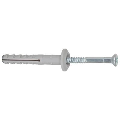 Cheville clou NP+vis TF - 8x40/1mm - boîte de 50 pièces - Gedimat - FISCHER