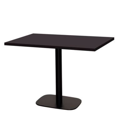 Table pied noir 120x70cm noir - intérieur - RestooTab