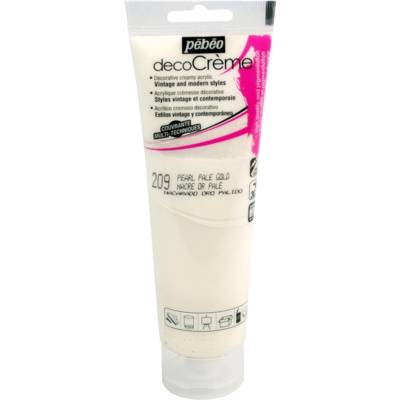 Tube 120ml Peinture Acrylique Décocrème Mat OR PALE