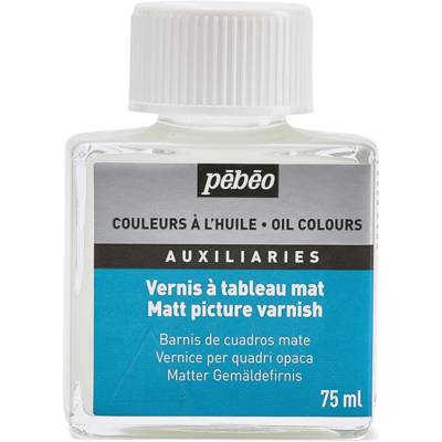 Flacon 75ml Auxiliaire Peinture huile - Vernis tableau Mat - PÉBÉO