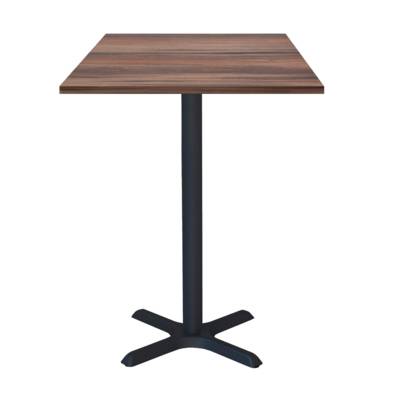 Mange-debout pied noir 60x60cm chene montagne - intérieur - RestooTab