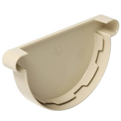 Fond de gouttière PVC de 25 NICOLL FCG25S coloris sable - Gedimat