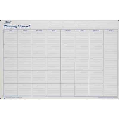 Planning mensuel perpétuel souple