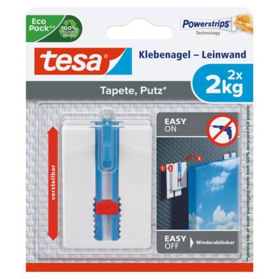 Pack 2 Clous AdhésifPowerstrips 2Kg pour papier peint et plâtre