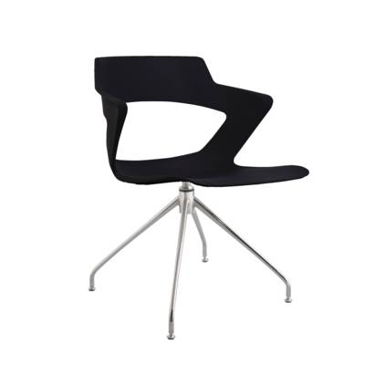 Chaise KAOMA piétement style chromé - Chaise de collectivité