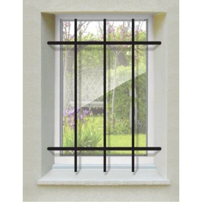 Grille de défense pour fenêtre CLOSE - Haut.45cm - Gedimat - SER-PUG FERRONERIE
