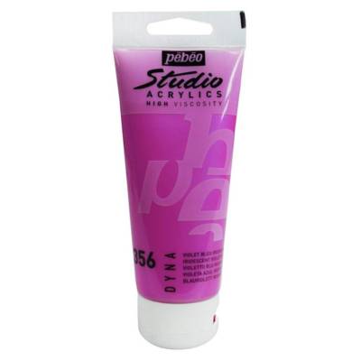 Peinture Studio Acrylique Tube Violet/Bleu Iridescent 100 ml - PÉBÉO