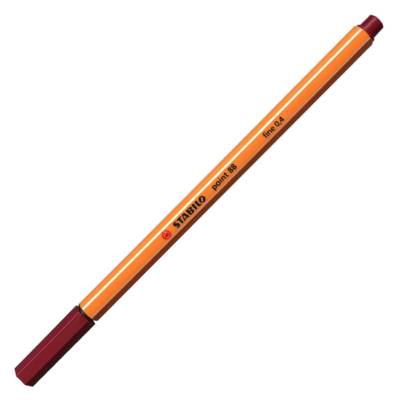 Stylo-Feutre POINT 88  Pointe Fine 0,4 mm rouge bordeaux