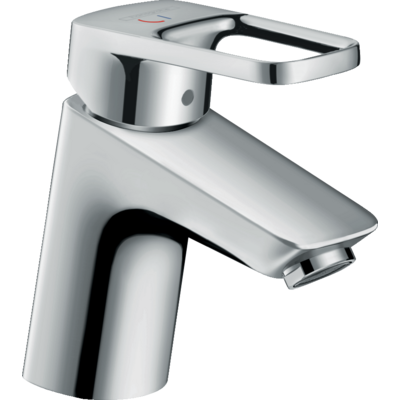 Mitigeur de lavabo HANSGROHE Logis Loop Eco CH3 CoolStart, avec tirette et vidage synthétique chromé - 71153000