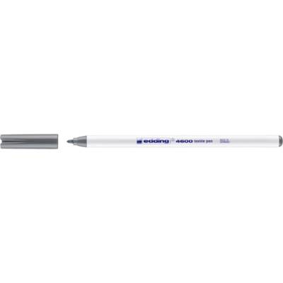 Feutre pour textiles 4600 gris 1 mm - EDDING