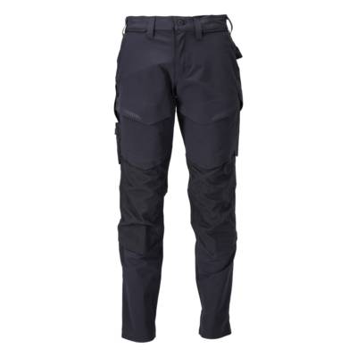 Pantalon de travail avec poches genouillères MASCOT Customized - 22379-311-Bleu marine-46-76
