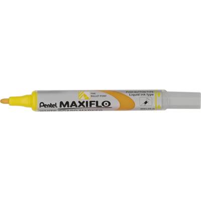 Marqueur tableaux blancs MAXIFLO MWL5S Pointe conique 4,0 mm Jaune - PENTEL