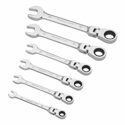 Clé mixte a cliquet a tête indexable - jeu de 6pieces - 4-91-444 - Maxoutil