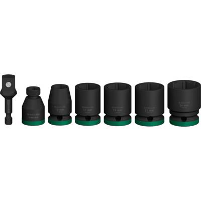 Coffret de douilles PRO Impact avec adaptateur, 1/2", Standard, 7 pièces - BOSCH - 2608003032