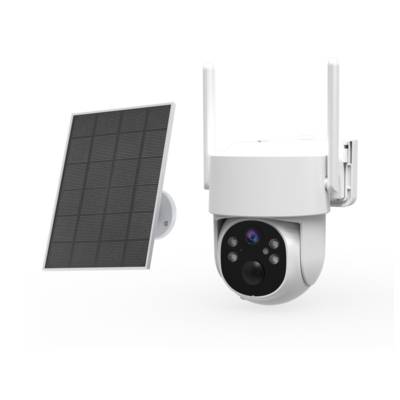 Caméra de surveillance 2K autonome & connectée - Gedimat