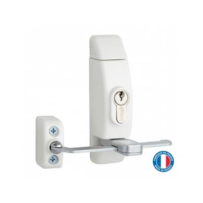 Entrebailleur de fenêtre blanc cylindre profilé 3 clés - Gedimat - THIRARD