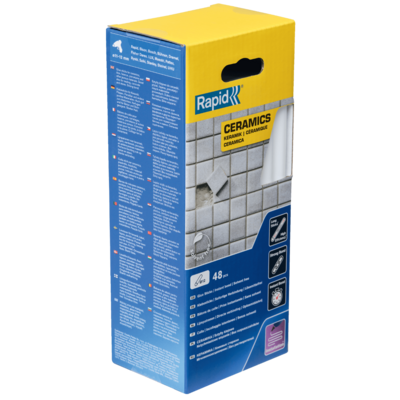 Bâtons de colle Céramiques 190 mm x 48 Sticks - Boite - RAPID-ISABERG - 5001415 - Maxoutil