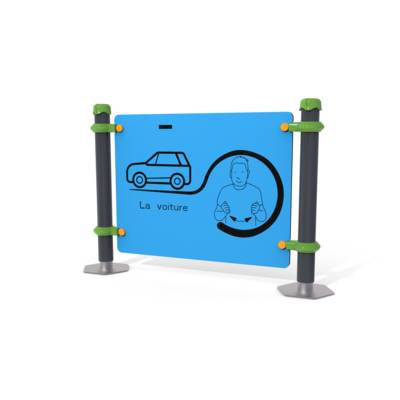 Panneau ludique - Voiture - Husson