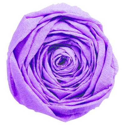 PAPIER CRÉPON, Paquet de 10 feuilles pliées 40% au format 2x0,50m - Mauve - CLAIREFONTAINE