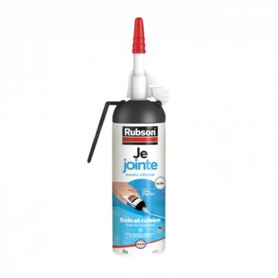 Mastic sanitaires GO JE JOINTE blanc - Gedimat - RUBSON