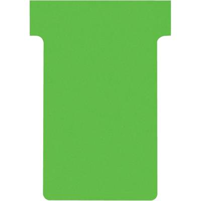 Lot de 100 fiches T indice 2 vert
