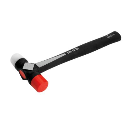 Marteau duo embout tpe rouge manche carbon - MOB - 0390329701 - MOB GROUPE