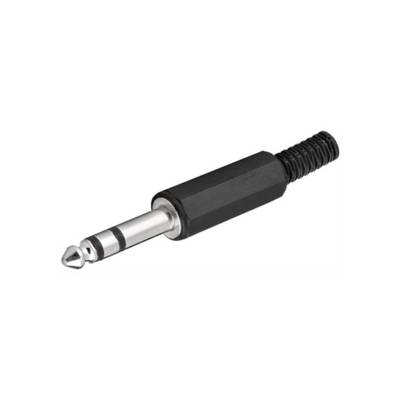 Fiche Audio Jack 6.35mm 3 Pins Stéréo à Souder
