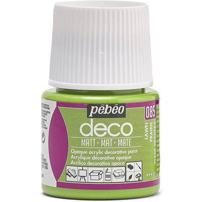 Flacon 45ml peinture acrylique Déco Mat PRAIRIE - PÉBÉO