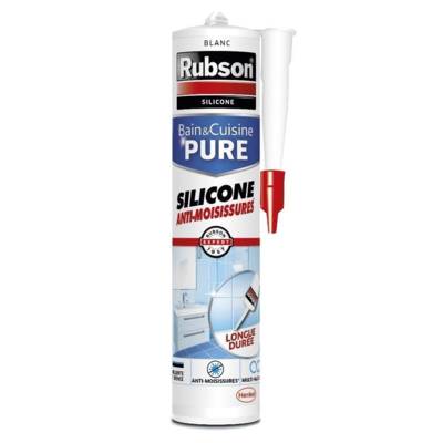 Mastic BAIN ET CUISINE pure blanc - Gedimat - RUBSON