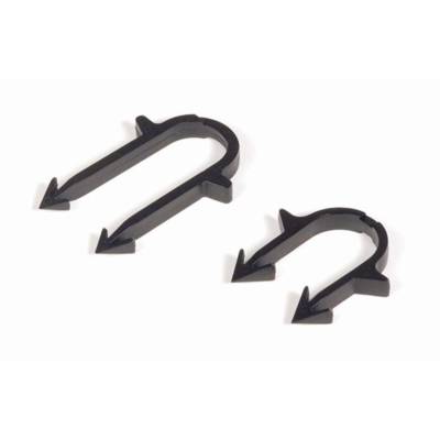 Agrafe de fixation REHAU longue noir - 58 mm - 12406721001 - Maxoutil