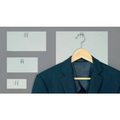 Plaques crochets magnétiques blanc